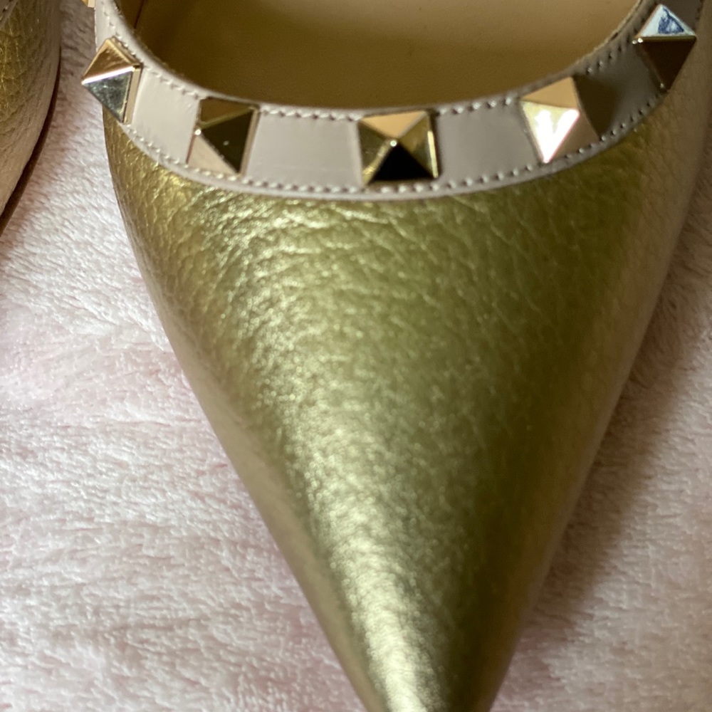 Valentino Rockstud Metallic Pumps - Picture 2 of 7